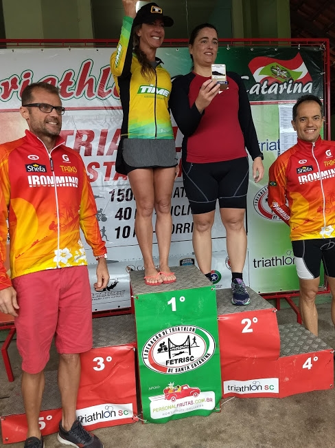 Triathlon do Sonho com chuva constante