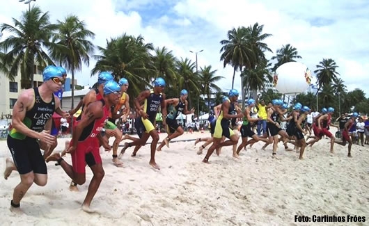 Diogo e Pamela vencem Brasileiro Triathlon