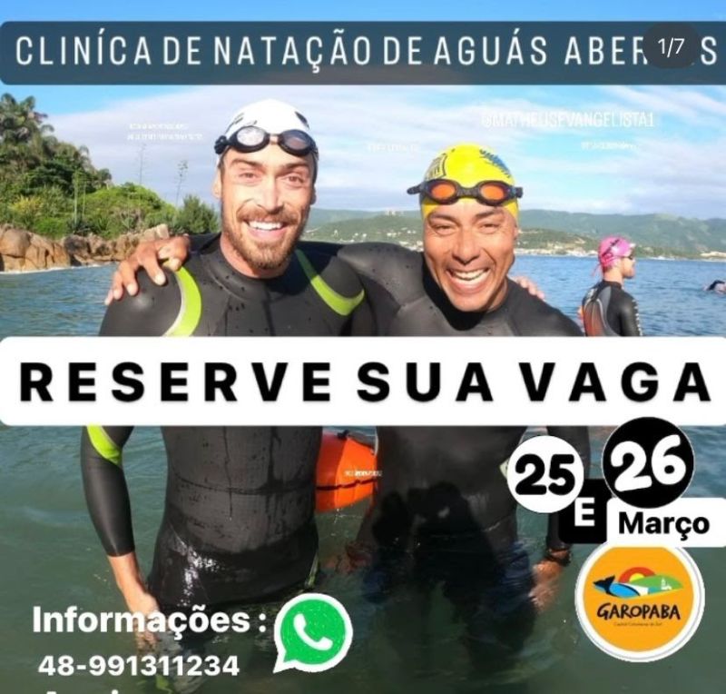 Fomento ao Triathlon com Clínica de Natação em Garopaba