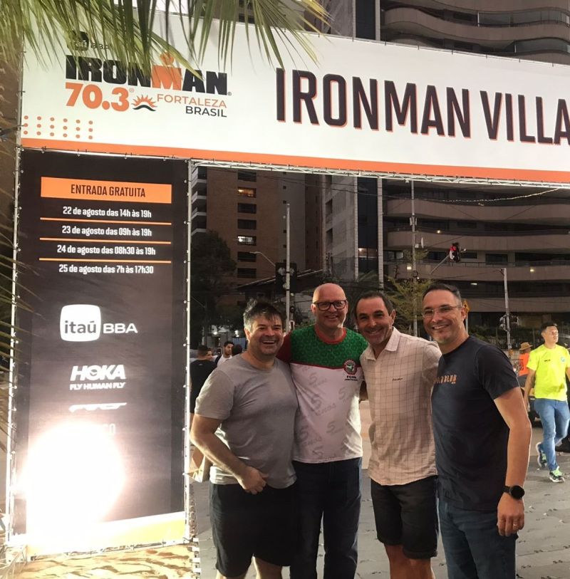 Árbitro catarinense no Ironman Fortaleza